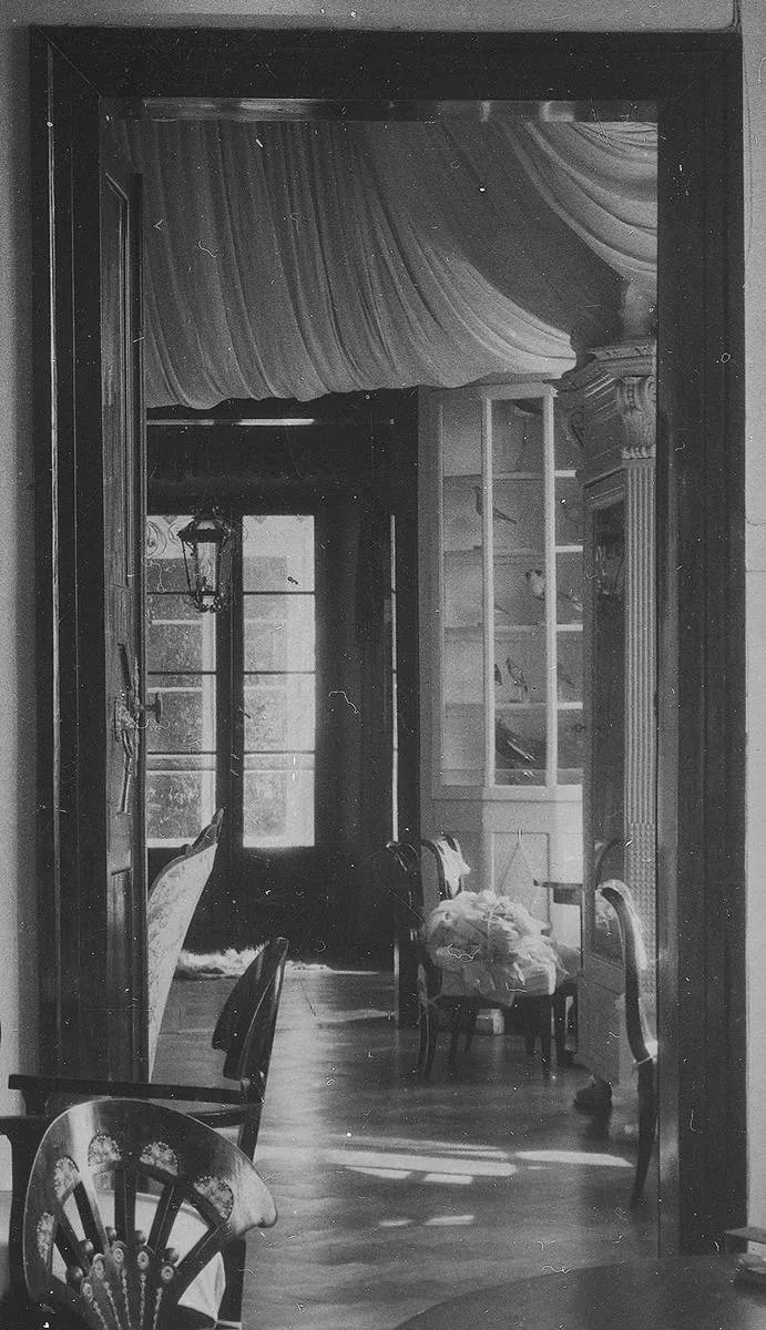 Textile regulating space volume to prevent heat loss dzieduszycki palace and park complex in zarzecze a photo taken between 1918 and 1939 national digital archives poland public domain.