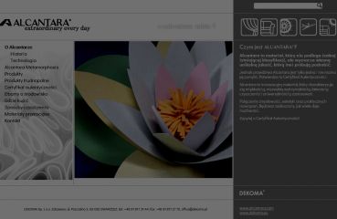 New ALCANTARA website