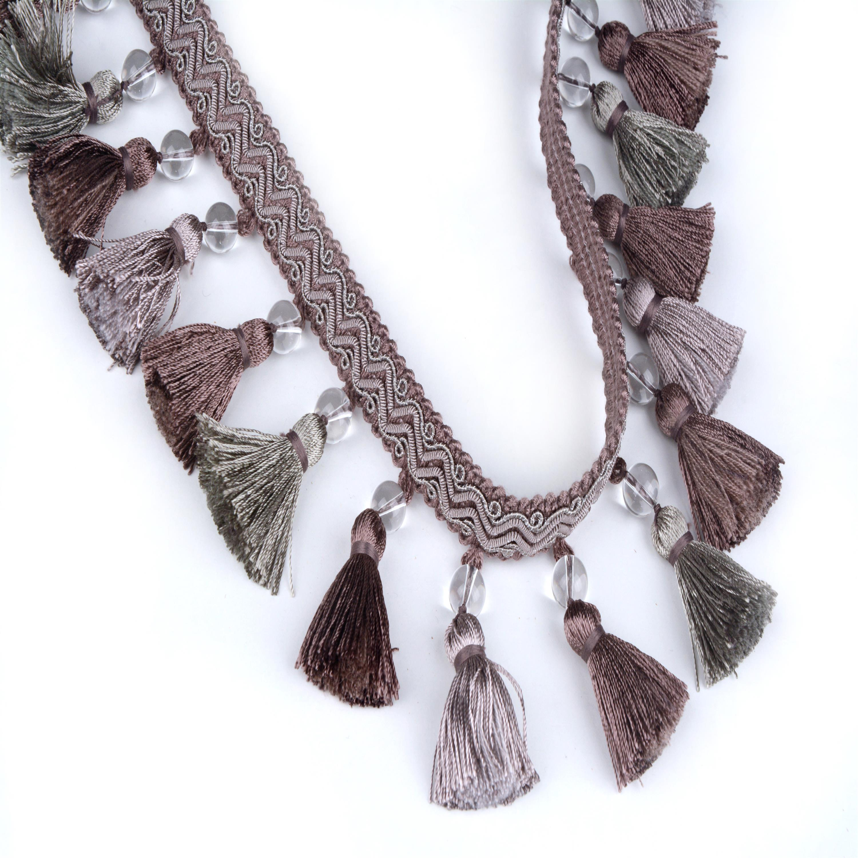 Braid Tass. Frin. At.972A Aubergine