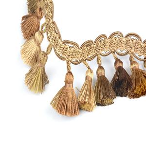 Braid Tassel Fringe At.557 B Gold