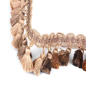 Braid Tassel Fringe At.557 B Butternut