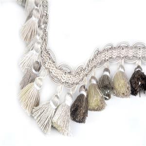Braid Tassel Fringe At.557 B Silver
