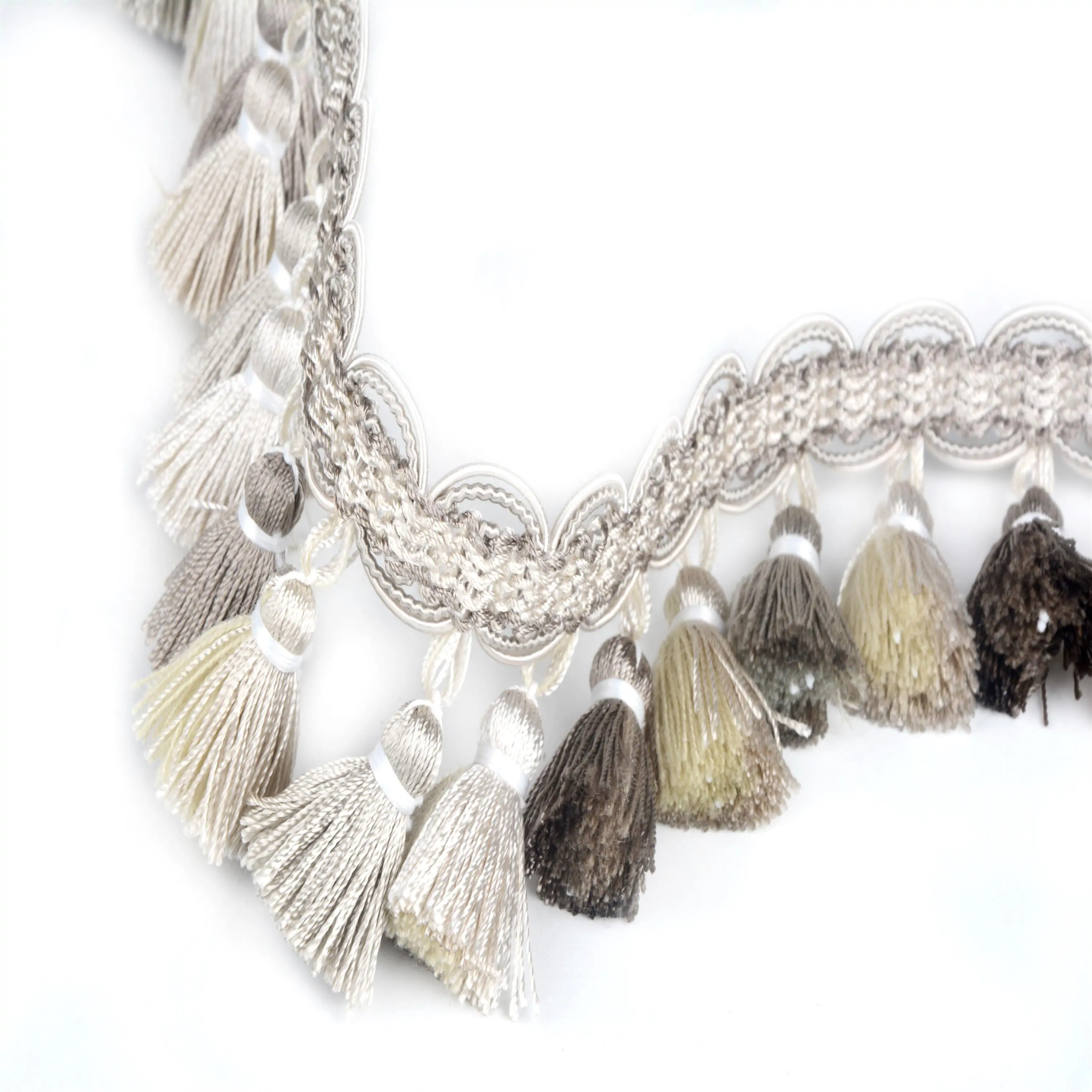 Braid Tassel Fringe At.557 B Silver