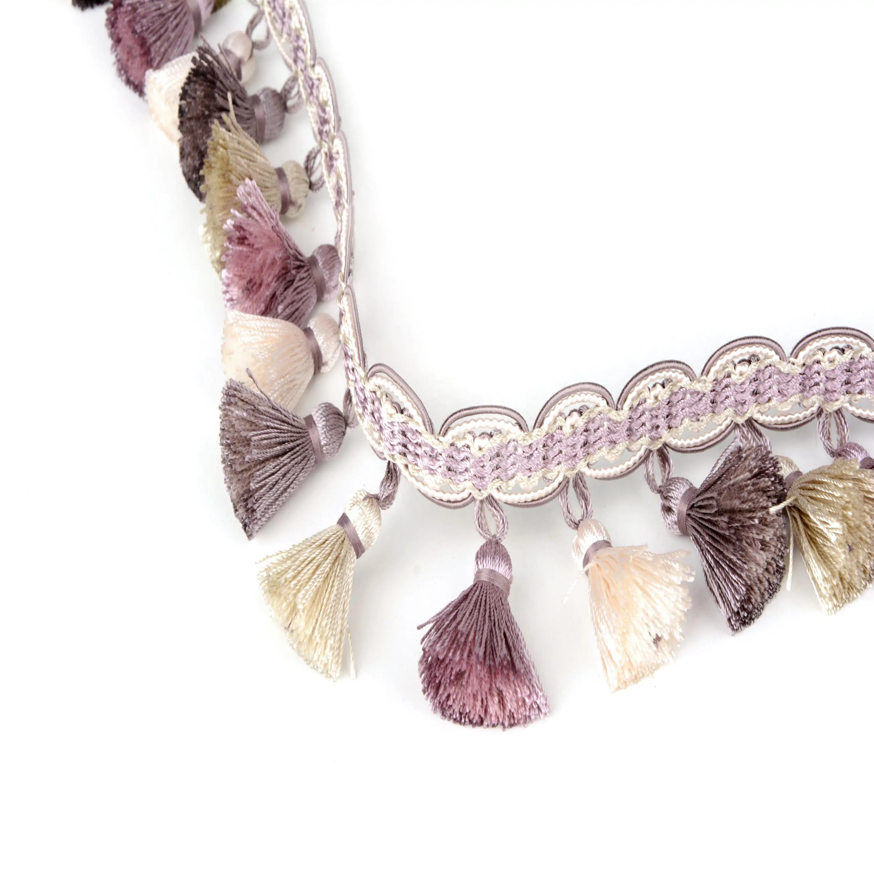 Braid Tassel Fringe At.557 B Crystal