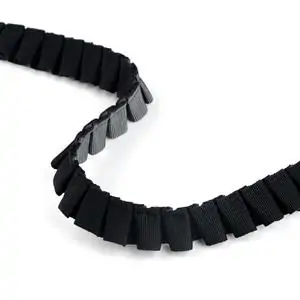 PLEATED BORDER  19.260 NERO